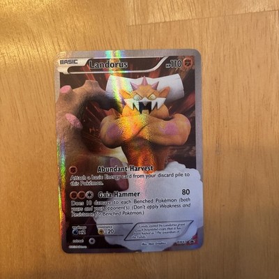 Pokemon TCG - Landorus BW43 Full Art Holo Black & White Promo 