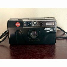 Leica Mini II 35mm Camera With Original Box And Instruction Manuals 18014 TESTED