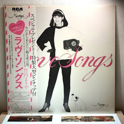 Mariya Takeuchi   Love Songs/LP 1980 RCA   RVL-8047 w/Wide OBI Japan EX/VG++
