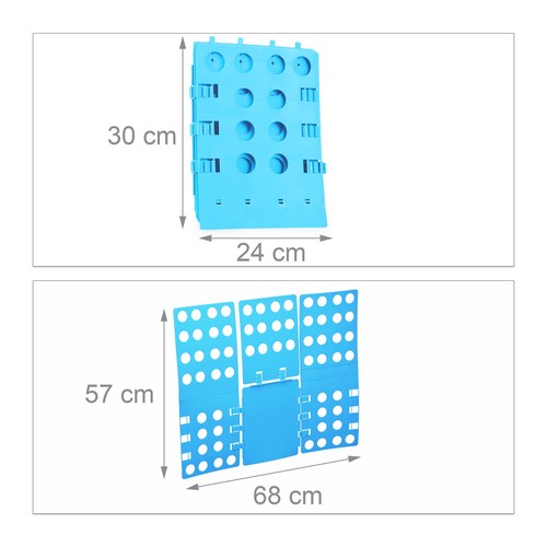 Doblador ropa tabla para doblar ligero plegador de ropa doblador de camisetas - Imagen 4 de 9