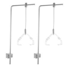 2Pcs Aquarium Light Riser, Adjustable Height Aquarium Light Holder Bracket,