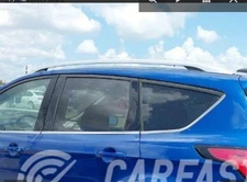 SILVER 2014-2019 FORD ESCAPE LEFT & RIGHT ROOF CARGO RACK RAIL SET OEM*