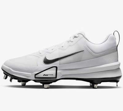 Nike Force Zoom Trout 9 Pro Metal Baseball Cleats Mens Sizes White FB2907-102