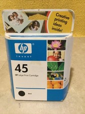 Genuine HP 45 Black Ink Cartridge OEM New Sealed Exp Dec 2005