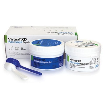 Extra Definition Putty Mint VPS Impression Material 300 mL Base Catalyst