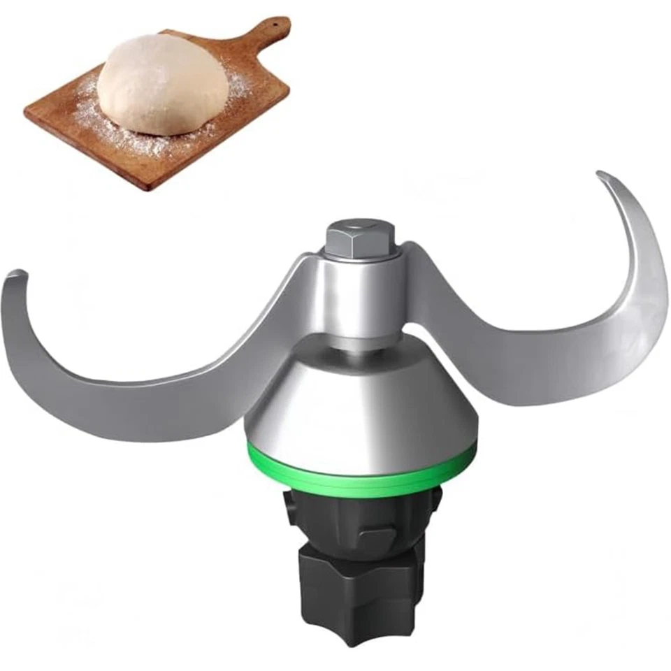 MARKENLOS 1x Para Thermomix TM6 TM5 TM7 Cuchillo de Masa Repuestos Acero Inoxidable Cuchillo Mezclador de Masa