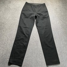 Primark Trousers Men's 30/32 Black Slim Fit Smart Flat Front