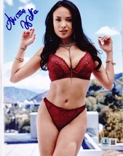 Hot Sexy Annisa Kate Signed 8x10 Photo Adult Star Authentic Autograph Beckett
