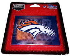 Denver Broncos - NFL Team Logo Magnet 1998 - Heroes of the Locker Room - New