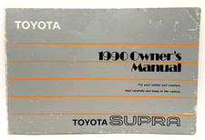 1990 Toyota Supra Owners Manual Mark Iii A70 Mkiii Mk3 Oem Original Book