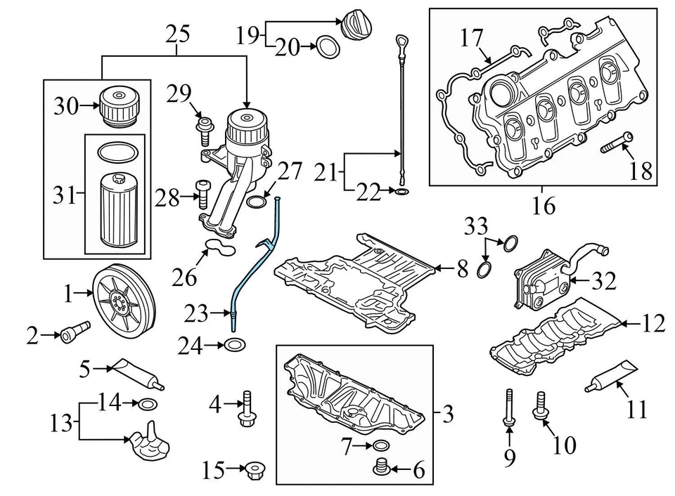 2013-2016 AUDI RS5 4.2L - Engine OIL Dipstick TUBE 079115609AQ - Image 3 of 4