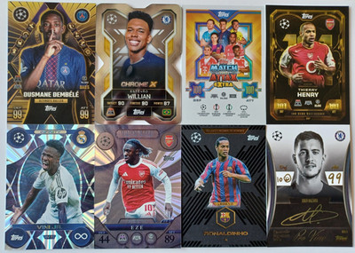 Match Attax Extra 2025/26 - Black Edge / Chrome X / Infinity / 100 Club & L E