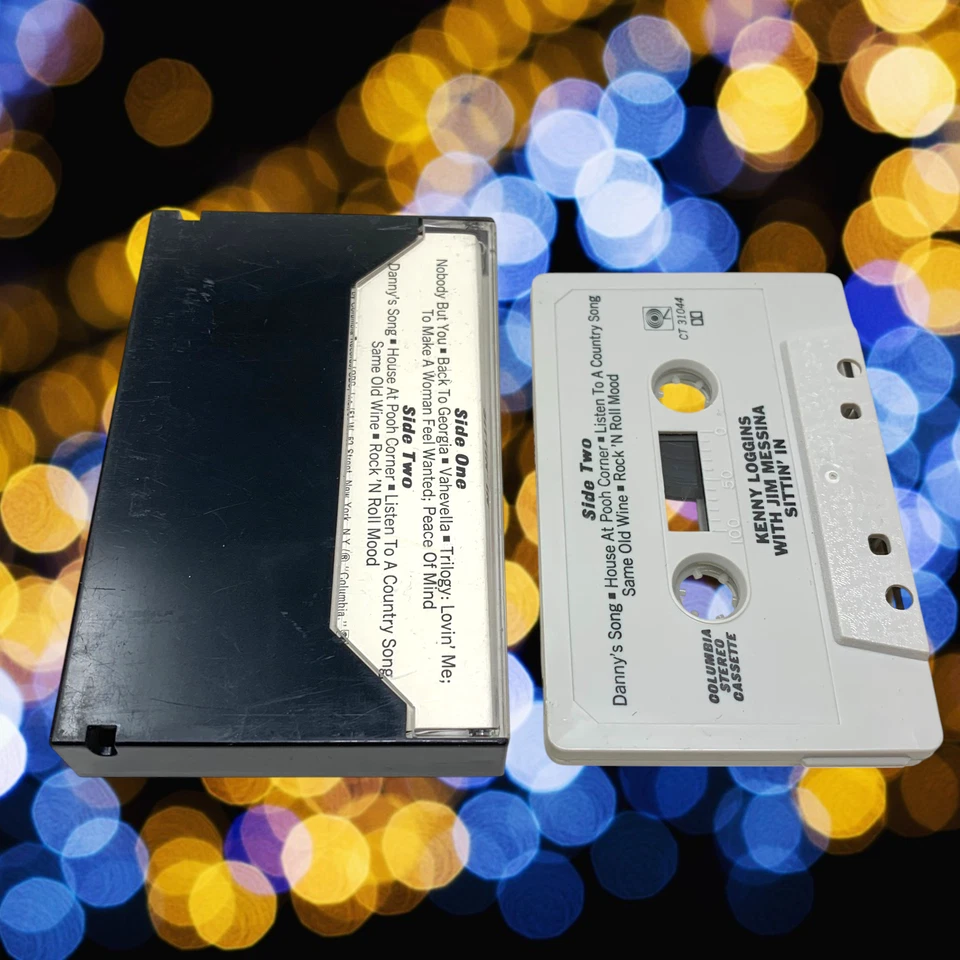 Vintage 1971 Kenny Loggins & Jim Messina Sittin' In Audio Cassette Tape Columbia Foto 2 de 3
