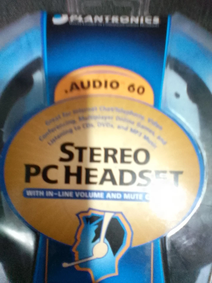 Plantronics Audio 60 Foldable Stereo PC Gaming Headset w/ Mute & Volume Control - Image 2 of 4