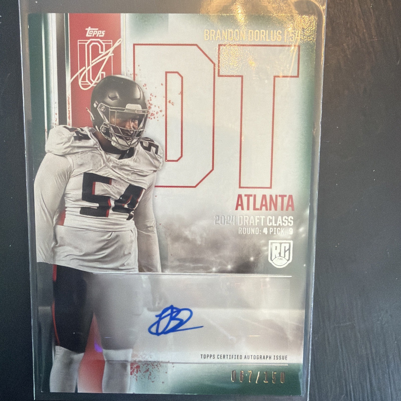 Brandon Dorlus Topps Signature Class Rookie Class Autograph Variation #RCABD Base