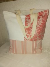 Vintage Leinentasche Einkaufstasche, Cityshopper, Schultertasche, Shopper