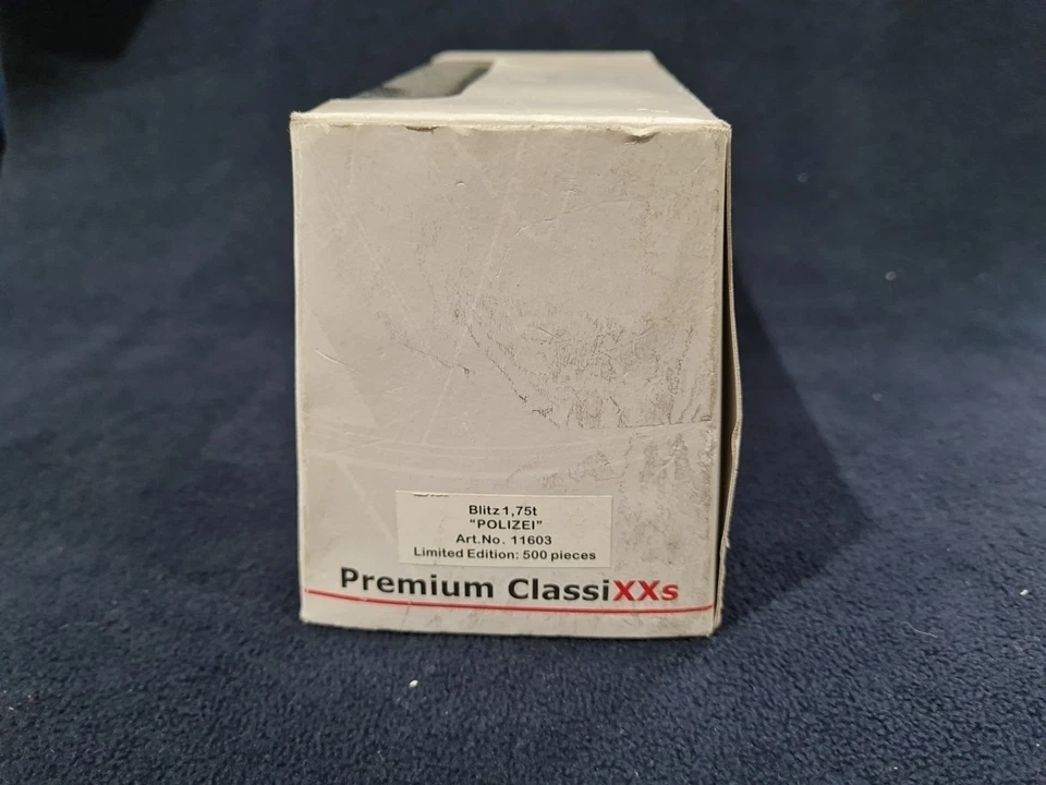 PREMIUM CLASSIXXS 11603 OPEL BLITZ 1,75T POLIZEI SCALA 1:43 EDIZIONE LIMITATA - Immagine 2 di 4