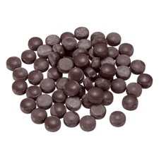 12mm Glass Mosaic Tiles, 200g Round Iridescent Glass Pieces, Coffee Brown