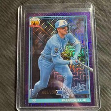 🍣2026 TOPPS SERIES 1 SILVER BACK 1991 CHROME PURPLE MOJO /250 BOBBY WITT JR.