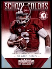 Blake Sims 2015 Panini Contenders Draft Picks School Colors #9 Alabama Crimson