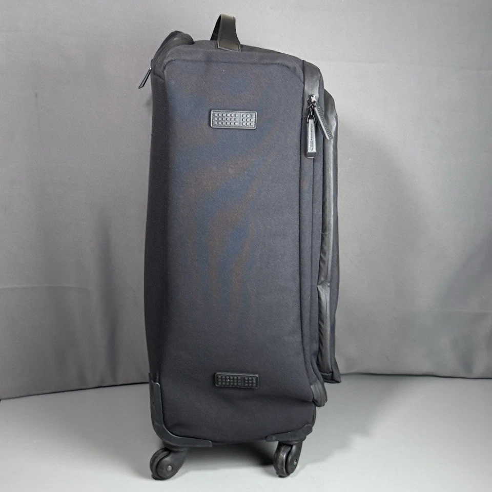 Maleta de viaje BRIC'S Moleskin 26 pulgadas negra mediana nailon 360 giratoria equipaje Foto 2 de 4