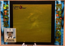1996 Pinnacle Laser View Pure Energy GOLD Kerry Collins #27 NM-MT
