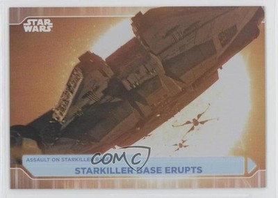 2021 Topps Star Wars Battle Plans Foilboard Starkiller Base Erupts #100 2k3