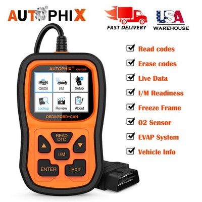 12V Automotive OBD2 Scanner - Fast Engine Diagnostics & Error Codes Reader Tool