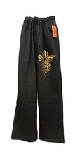 Harley Davidson gold foil eagle pajama sleepwear pants  New