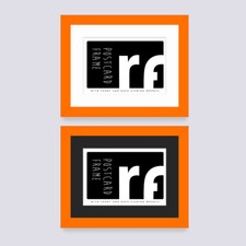 Postcard Frame (Conservation Back) Black, White, Colours, UV glass, Mount Option