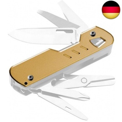 1 Paar Handle Patch Custom Messing Skalen fÃ?r Leatherman T4 Multitool (Messing)
