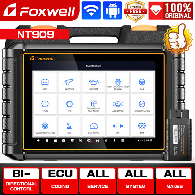 Foxwell NT909 OBD2 Scanner Diagnosegerät Bidirektional Alle System Ecu-Codierung