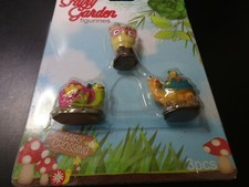 Fairy Garden Figurines, 1 pack of 3 objects, Owl, Snail and Turtle