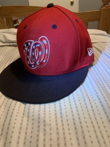 New Era Washington Nationals Hat Size 7 3 8 58 7cm Ebay