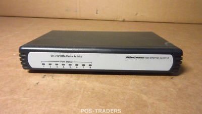 3com 3C16791C OfficeConnect Switch 8 x RJ45 10/100Mbps Store and Forward EXCL PS