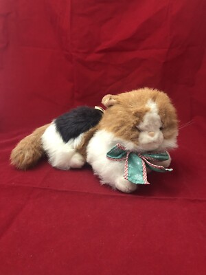 The Gingham Dog Calico Cat Plush With Bow, Kitten Kitty Stuffed