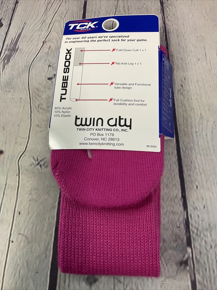 TCK Soccer Socks Size Small Durable Breathable Comfortable Pink New Without Tags - Image 2 of 4