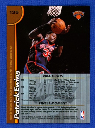 Patrick Ewing New York Knicks Hall of Famer 5 Karten Lot Upper Deck -Ultra Insert- - Bild 2 von 10