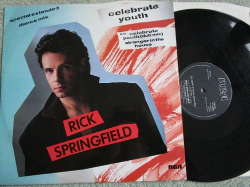 Rick Springfield – Celebrate Youth RCA – PT 49986 UK Vinyl 12inch Maxi-Single