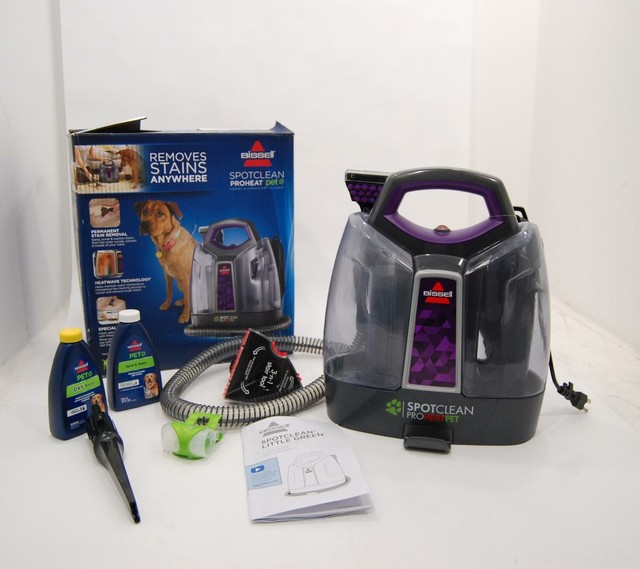 bissell spotclean proheat pet portable carpet cleaner 2513w reviews