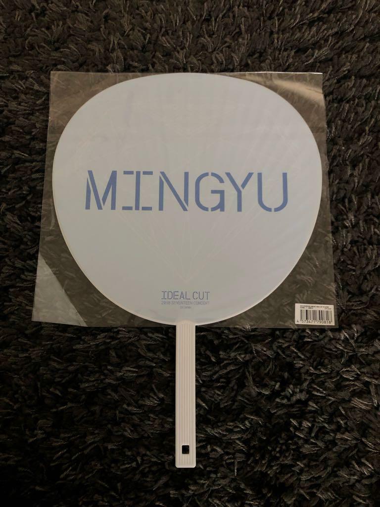 SEVENTEEN Mingyu Hand Fan Picket 2018 Concert Ideal Cut Japan | eBay