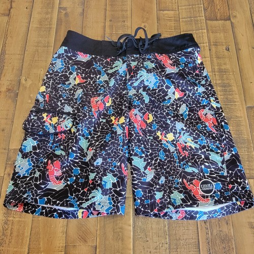 Ezekiel Board Shorts Lobster Abstract Pattern Size 30 Men's - Picture 7 of 8