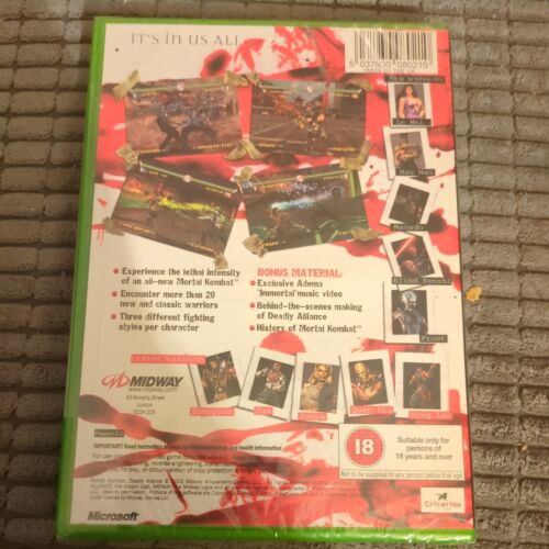 NEW AND SEALED Mortal Kombat Deadly Alliance - Xbox original - Picture 2 of 2