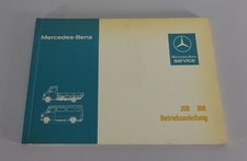 Operating Instructions Mercedes T1 Bremen Transporter 208/308 gasoline from 11/1981