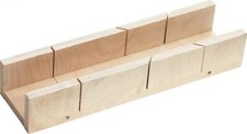 Schneidlade Gehrungsschneidlade 30cm Holz Gehrungslehre Gehrungslade S&auml;ge