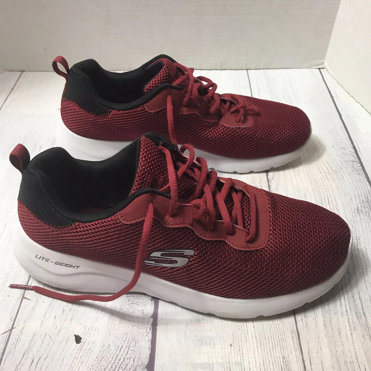 Skechers go walk sales lite mens red