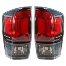 LABLT Tail lights Brake Lamps For 2016-2020 Toyota Tacoma Left&Right Black Bezel