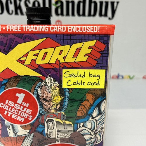 X-Force #1 Cable 1991 Reverse Negative🔥ALTA QUALITÀ mai aperto nuovissimo cavo card - Foto 5 di 13