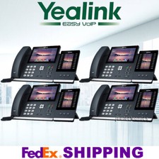 YEALINK SIP-T48U GIGABIT VOIP IP SIP 16 LINE PHONE-4 PHONES-4 EXPANSION MODULES