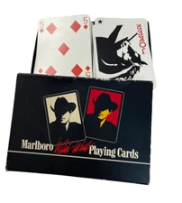 Marlboro Wild West Playing Game Cards 1991 Phillip Morris 2 deck pack Vintage 